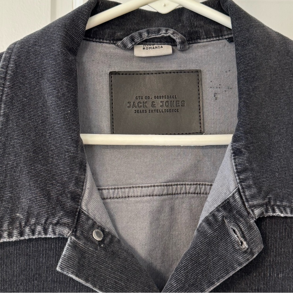 Jack & Jones Charcoal Corduroy Jacket - Picture 2 of 8